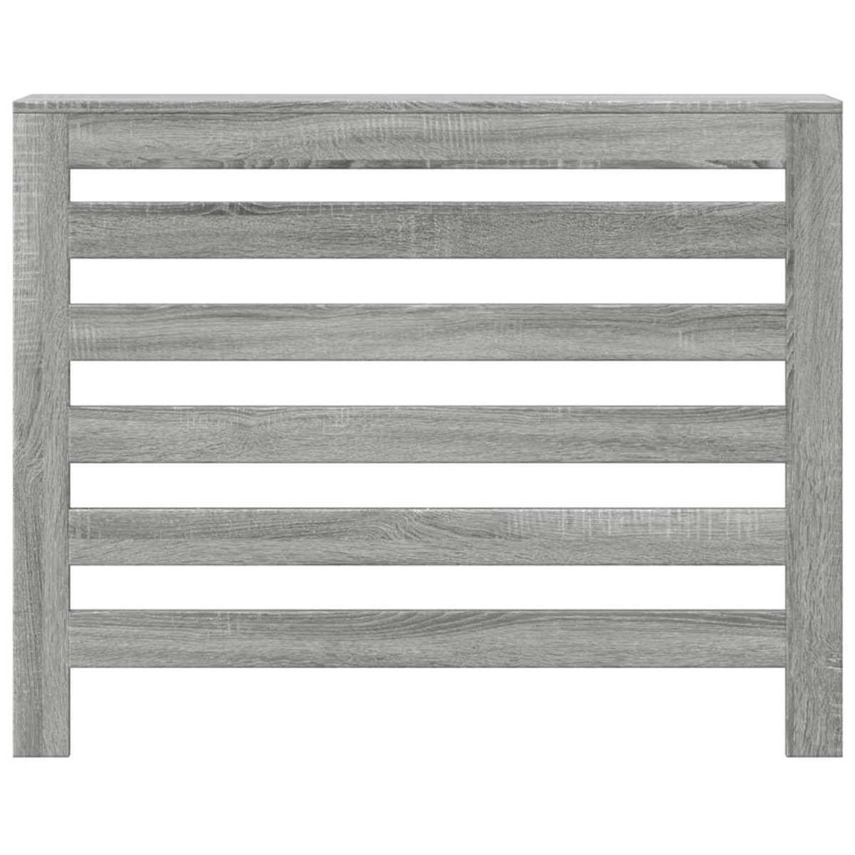 VIDAXL Cache-radiateur sonoma gris 104x20x82 cm bois d'ingenierie