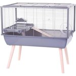 Zolux Cage rongeur surélevée - ZOLUX - Néolife - Pour hamster - 78 x 48 x 75 cm - Gris