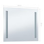 Voir la diapositive 6 : VIDAXL Miroir mural a LED pour salle de bains 100x60 cm