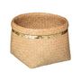 Voir la diapositive 4 :  Lot de 5 Paniers de Rangement  Sequins  39cm Naturel