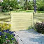 VIDAXL Portail de jardin Bois de pin impregne 75x100 cm