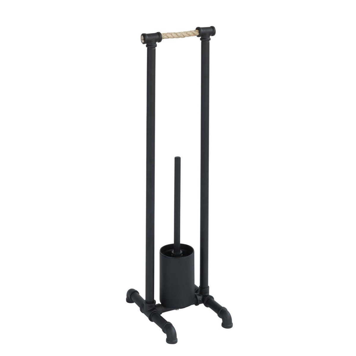 Wenko Valet WC indus Osuna - H. 77 cm - Noir