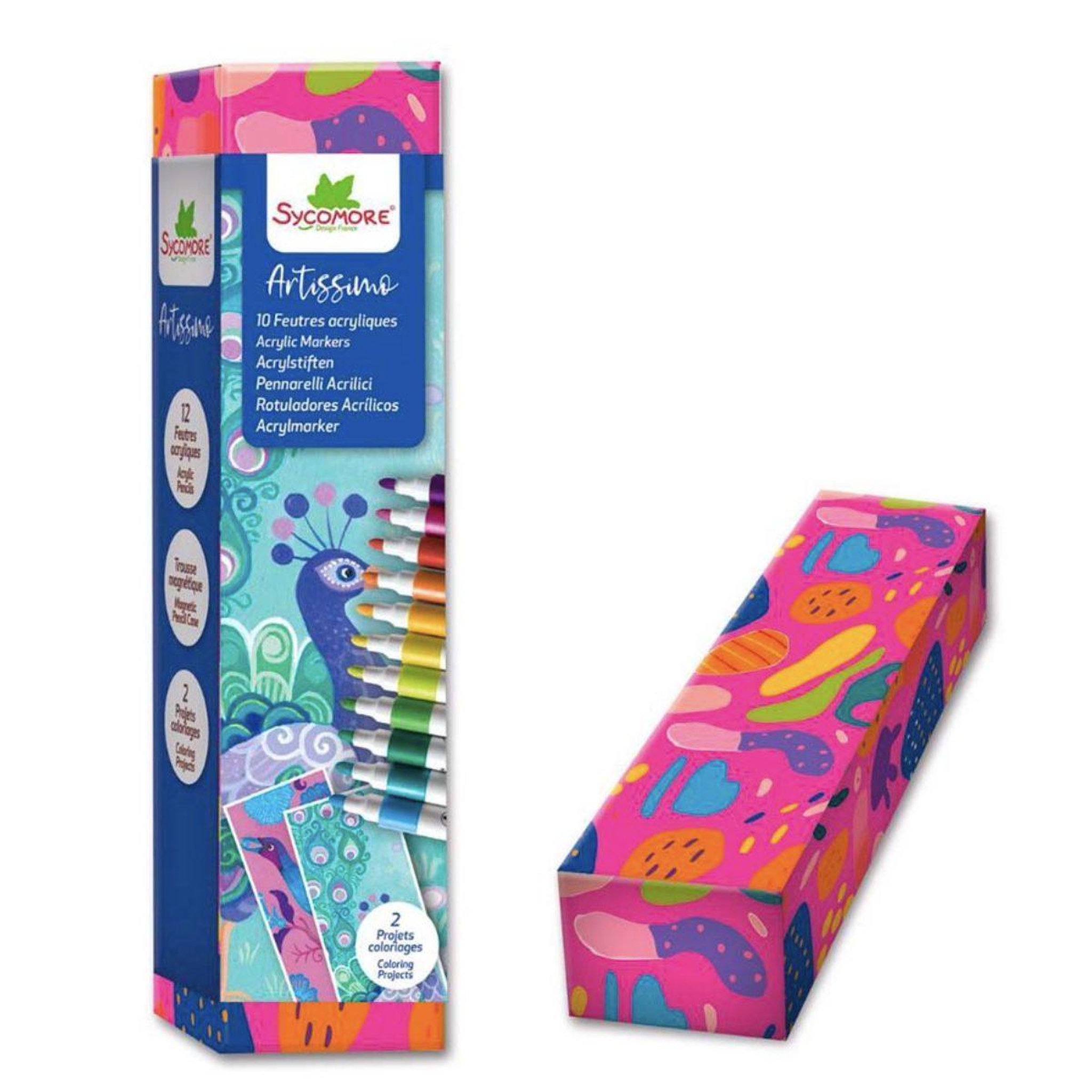 Au Sycomore Artissimo - 10 feutres acryliques et 2 cartes