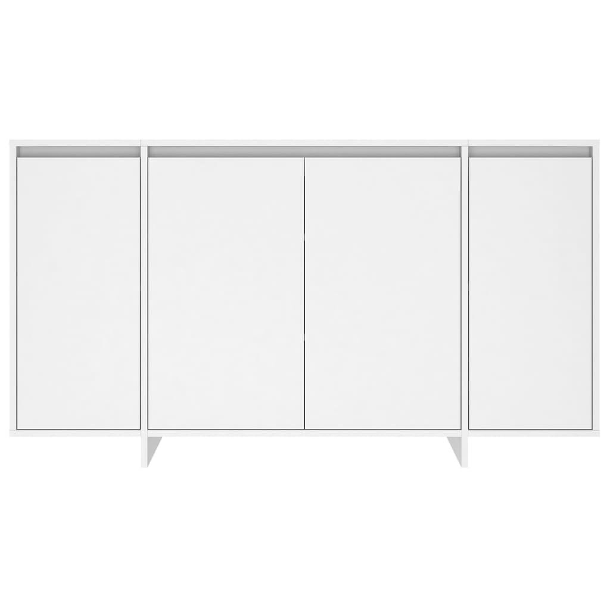 Voir la diapositive 5 : VIDAXL Buffet blanc 135x41x75 cm bois d'ingenierie