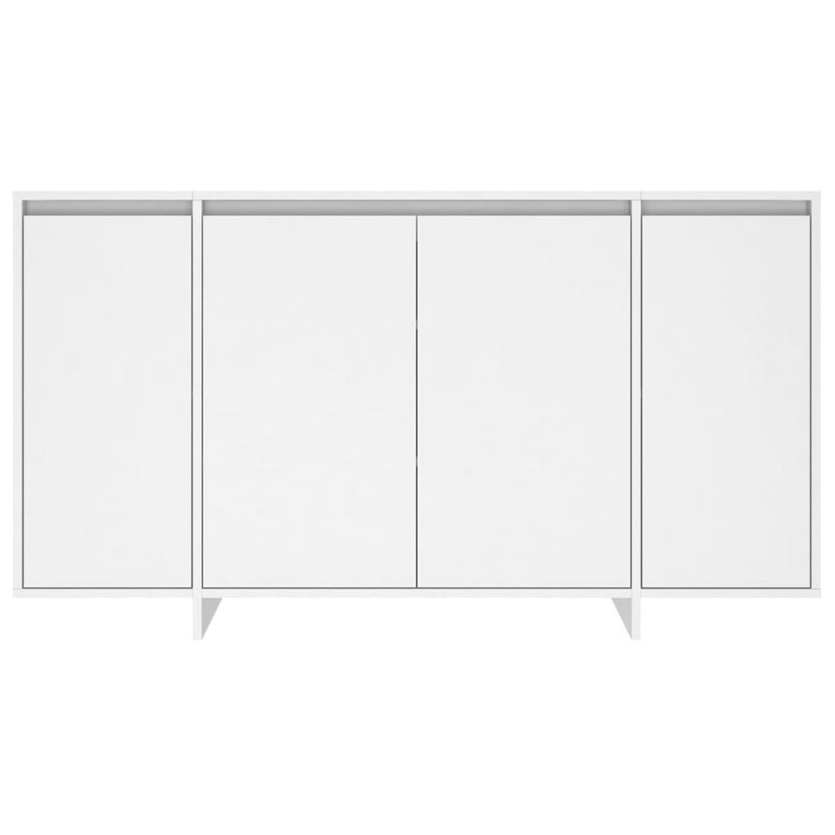 VIDAXL Buffet blanc 135x41x75 cm bois d'ingenierie