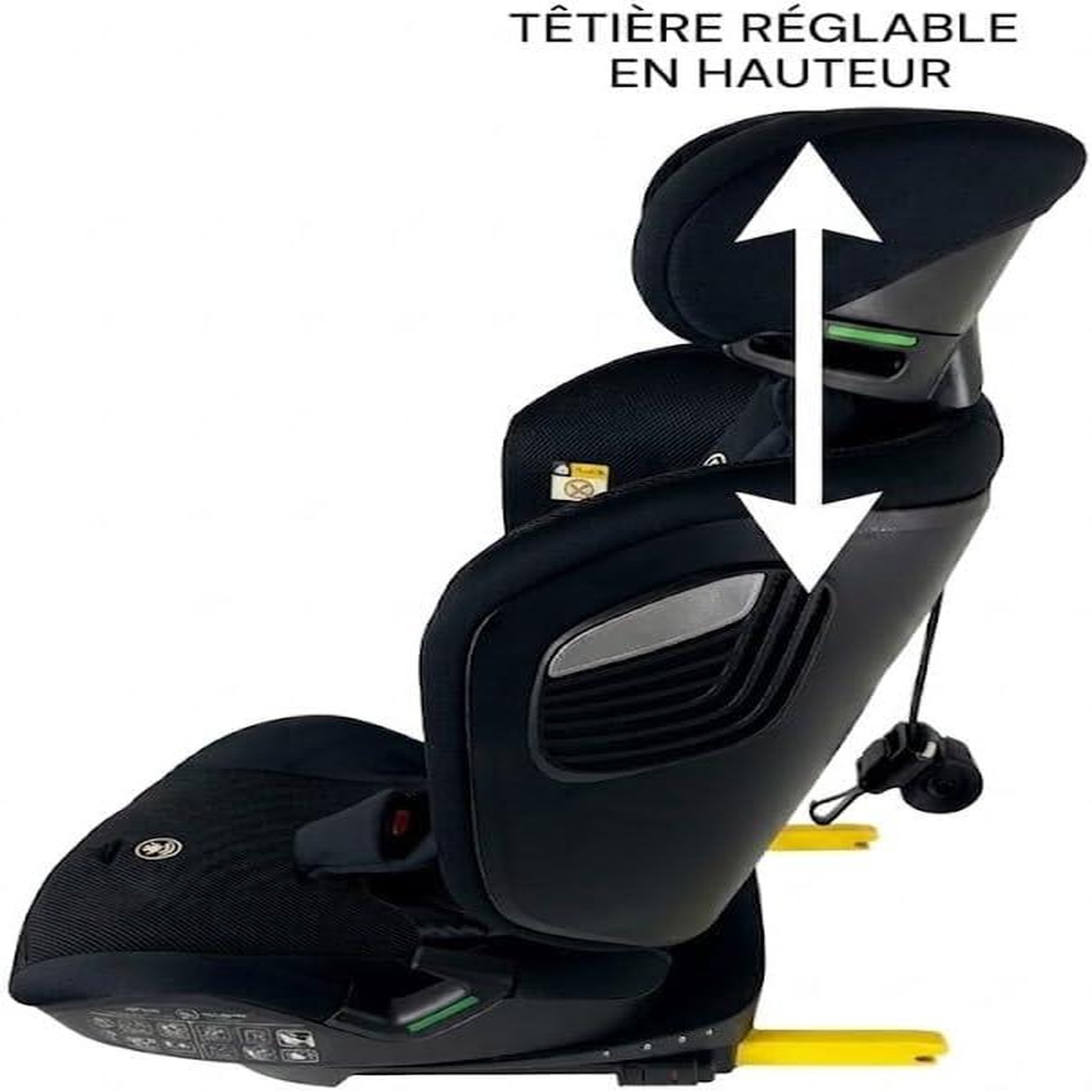 Voir la diapositive 5 : NANIA Nania nevada, siège auto isofix, ou ceinture, inclinable, et pliable, isize 76-150cm, groupe 1/2/3 (9-36kg), protection latérale