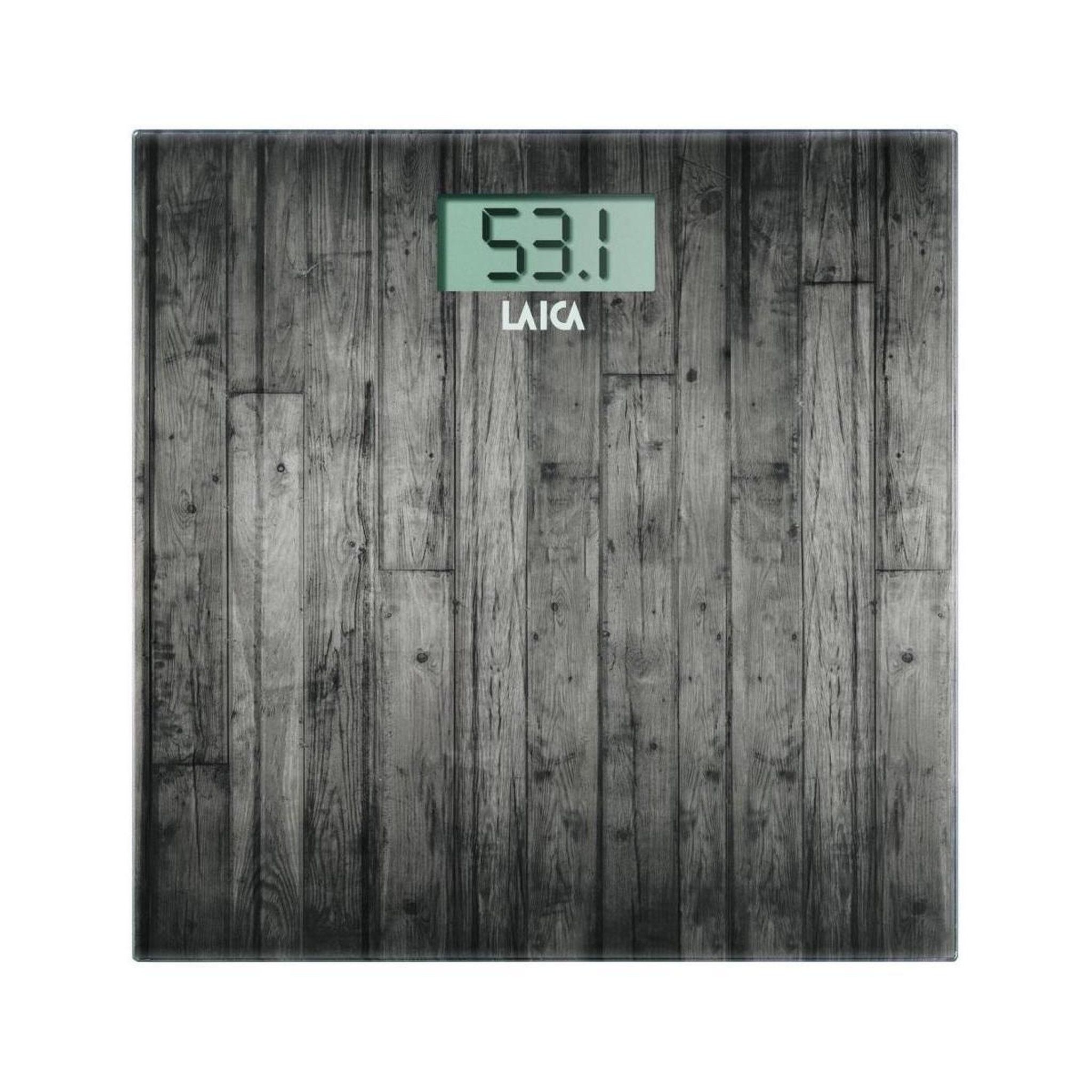 LAICA Laica electronic personal scale carré bois pèse-personne électronique