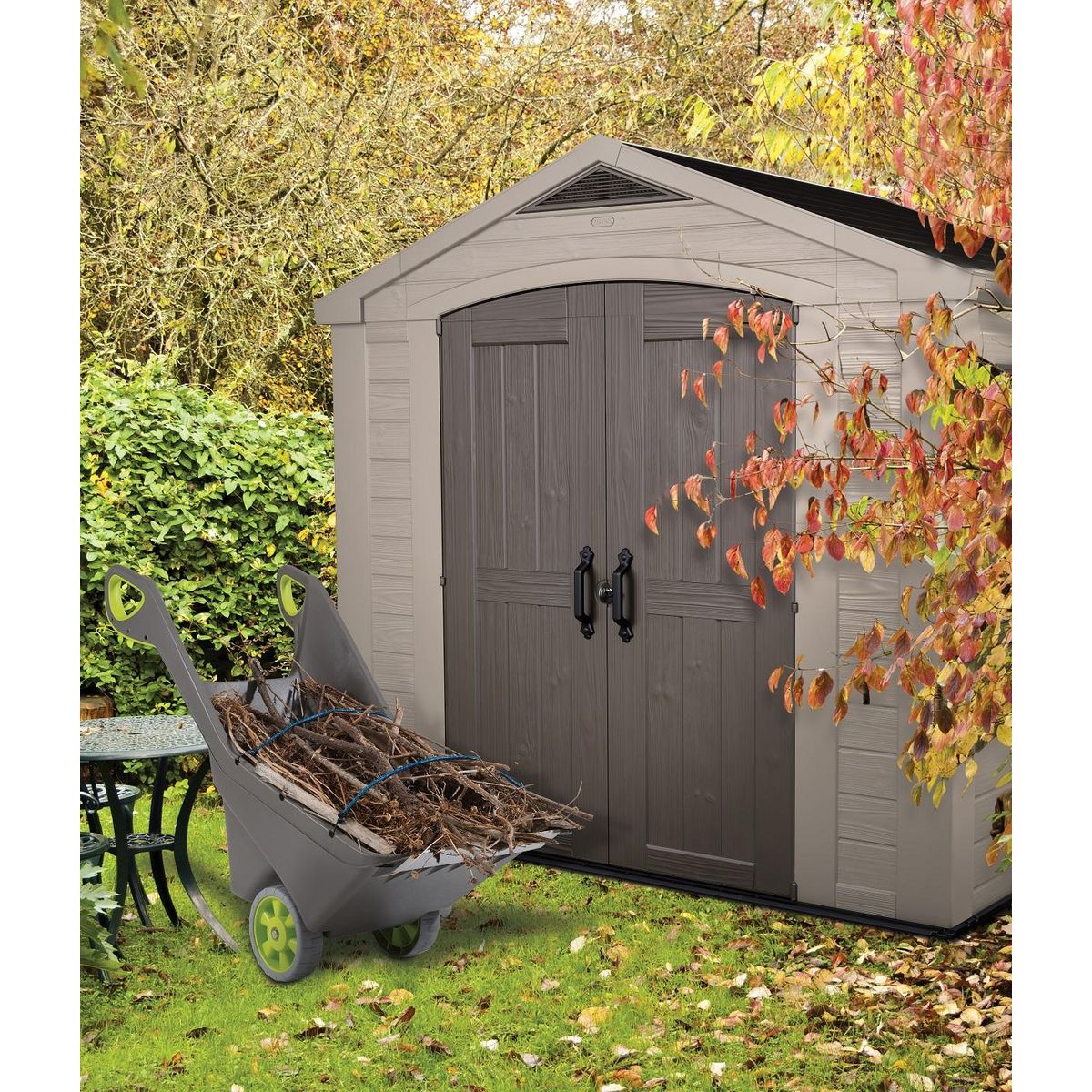 KETER Abri de jardin résine - 3,8m² - SYDNEY 86