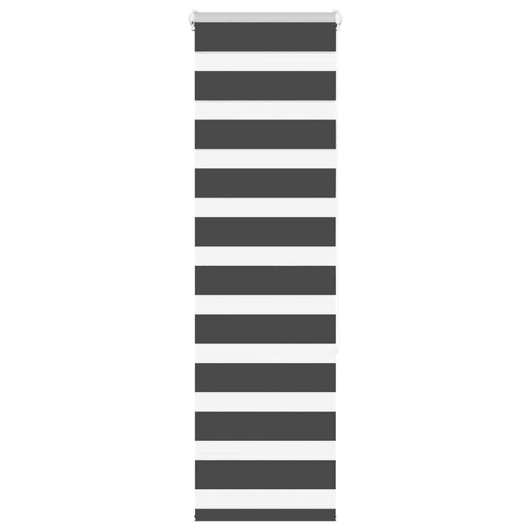VIDAXL Store zebre noir 40x150 cm largeur du tissu 35,9 cm polyester