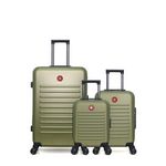 SWISS KOPPER SWISS KOPPER - LOT DE 3 - Valises grand format, cabine et cabine XXS WIL. Coloris disponibles : Gris, Bleu, Beige, Rose