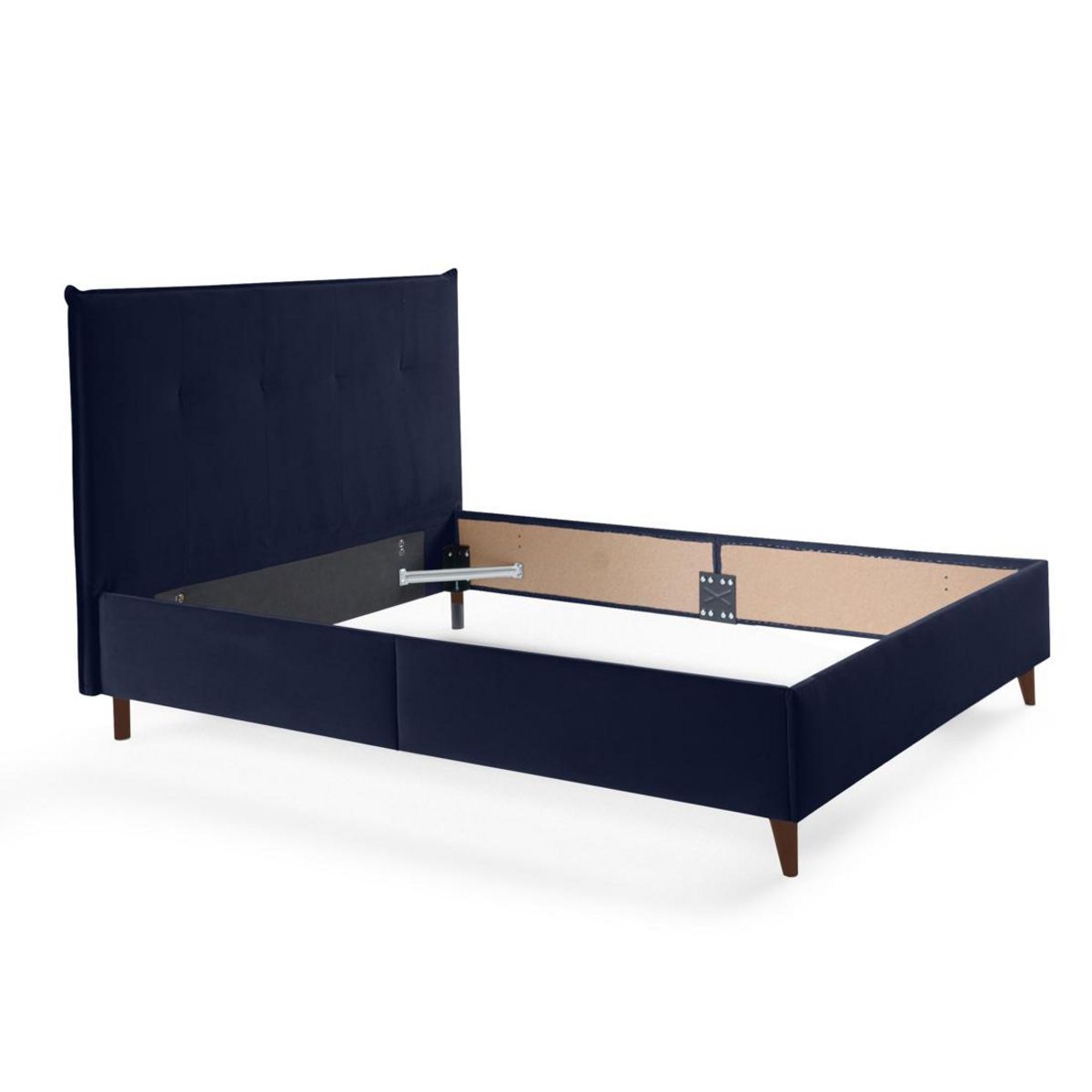 BEST MOBILIER Dali - cadre de lit - 160x200 - en velours