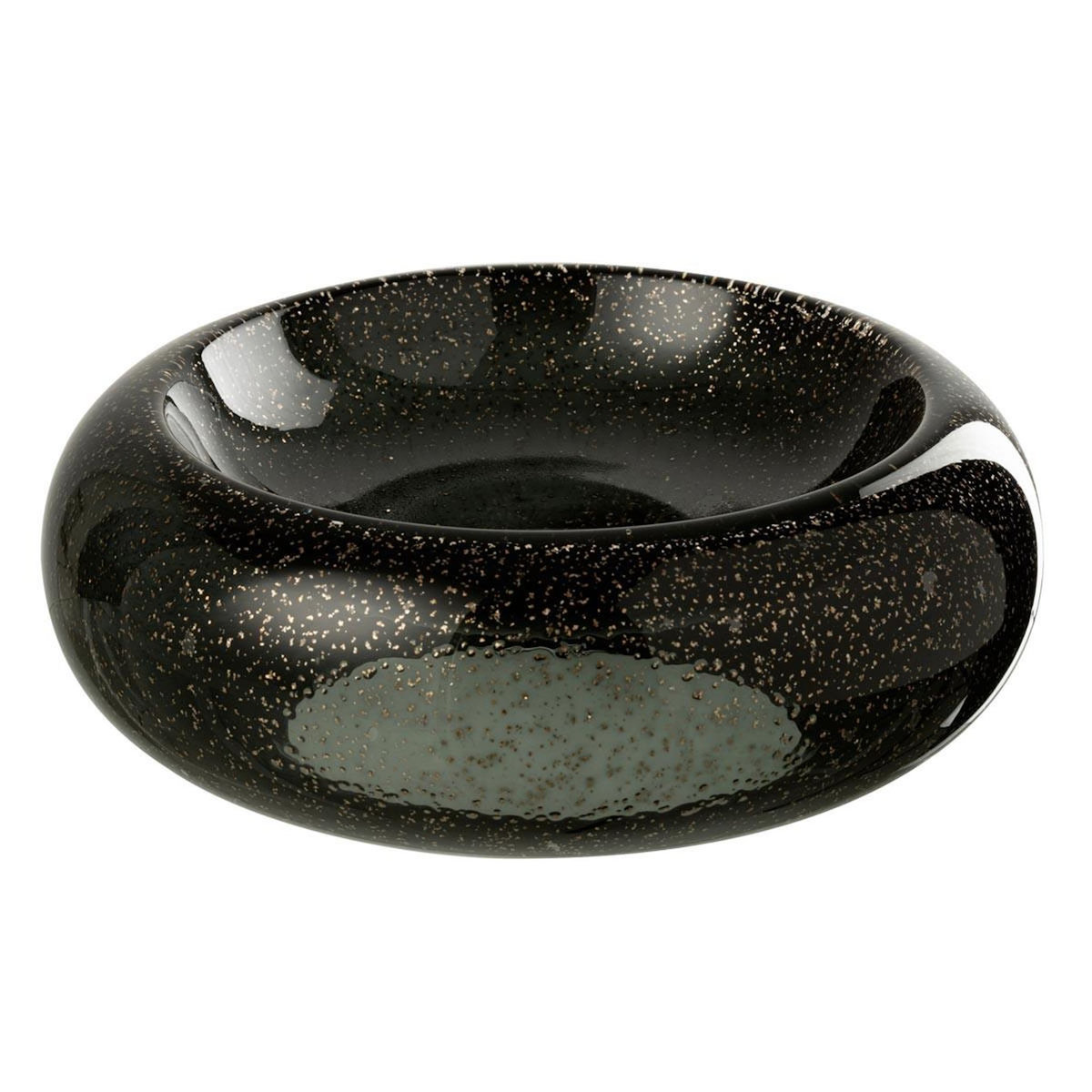Paris Prix Coupelle Déco en Verre  Carol  33cm Noir
