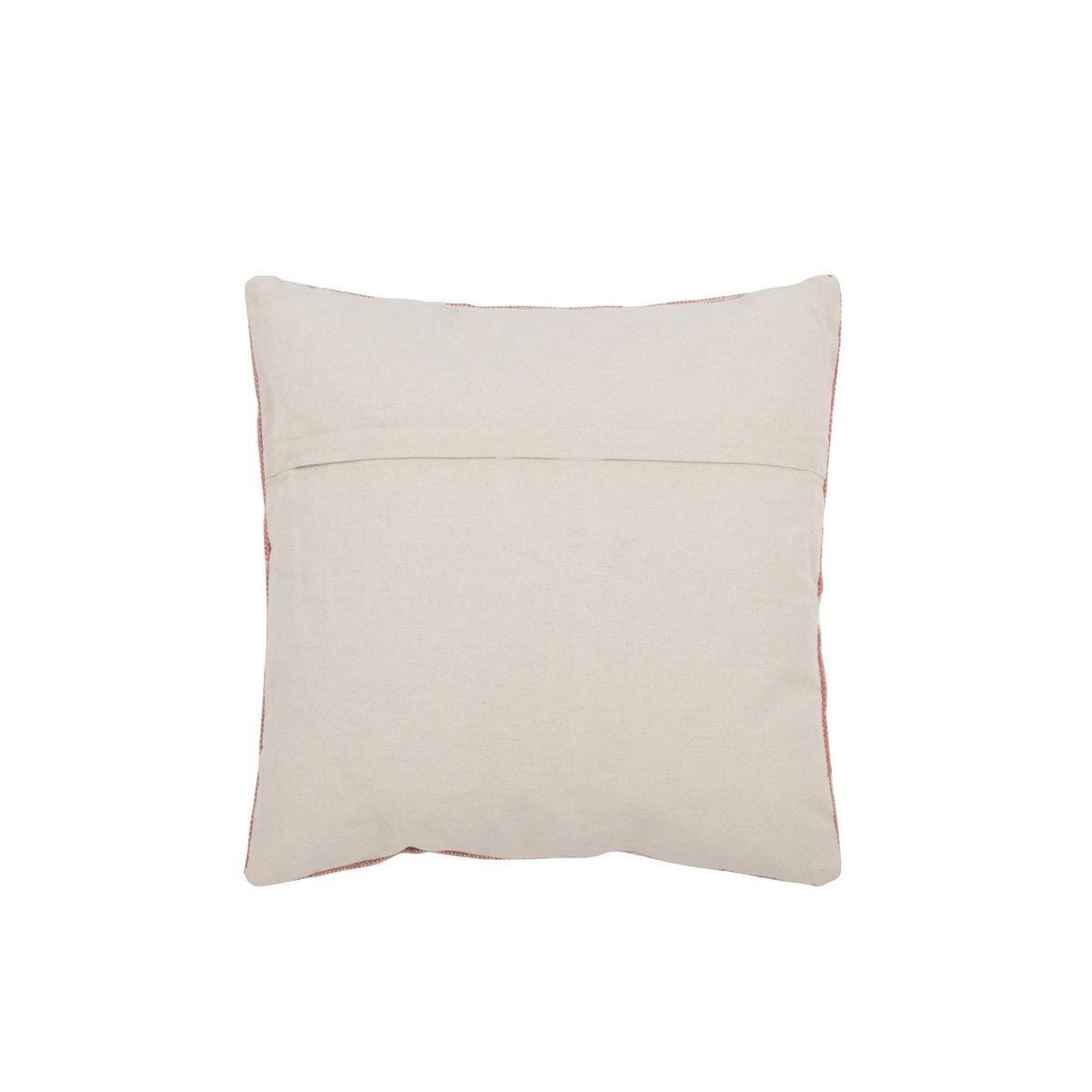 Voir la diapositive 2 : J-LINE Coussin design  diamants  45x45cm pêche & rose