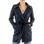 MORGAN Manteau Long Marine Femme Morgan GARIA. Coloris disponibles : Bleu