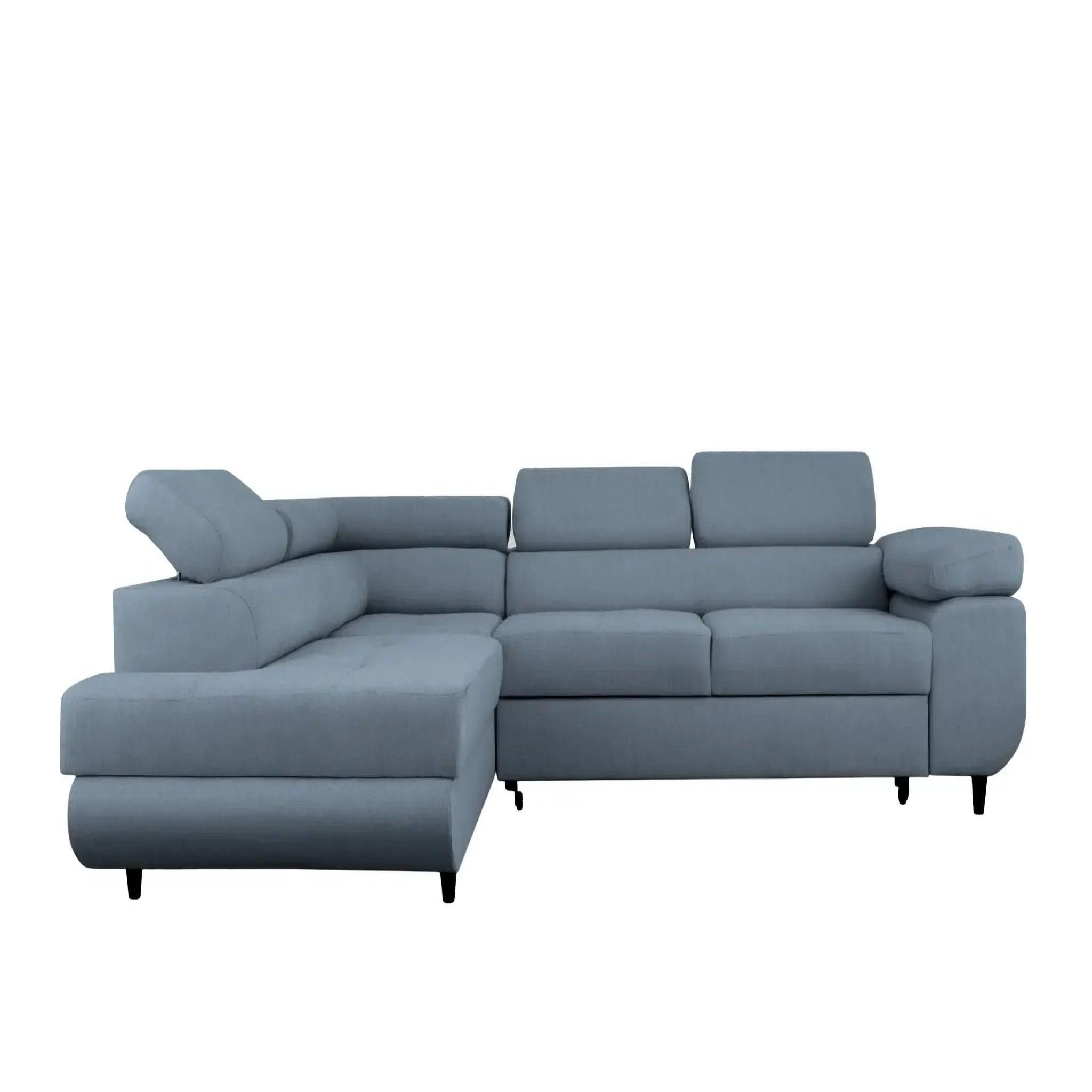 Voir la diapositive 1 : CASANOVA PARIS Charlie l - canapé d'angle convertible tissu chiné