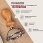 Voir la diapositive 2 : Fackelmann Emporte-pièce ravioli rond et cannelé 6,5 cm Fackelmann Pizza & Pasta