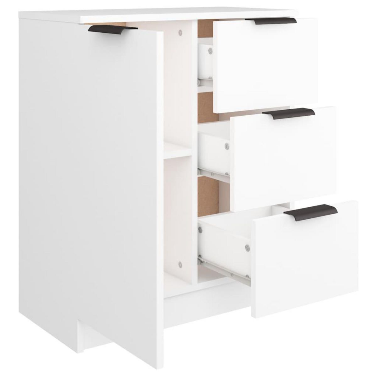 VIDAXL Buffet Blanc 60x30x70 cm Bois d'ingenierie
