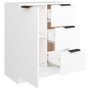 Voir la diapositive 5 : VIDAXL Buffet Blanc 60x30x70 cm Bois d'ingenierie
