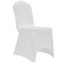 Voir la diapositive 4 : VIDAXL Housses elastiques de chaise Blanc 12 pcs