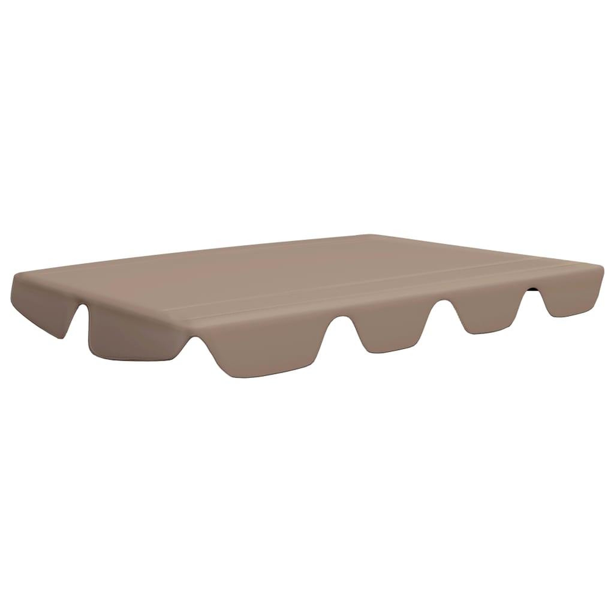 Voir la diapositive 2 : VIDAXL Toit de rechange de balançoire taupe 188/168x145/110 cm