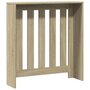 Voir la diapositive 5 : VIDAXL Cache-radiateur chene sonoma 78x20x82 cm bois d'ingenierie