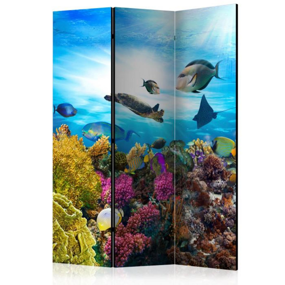 Paris Prix Paravent 3 Volets  Coral Reef  135x172cm