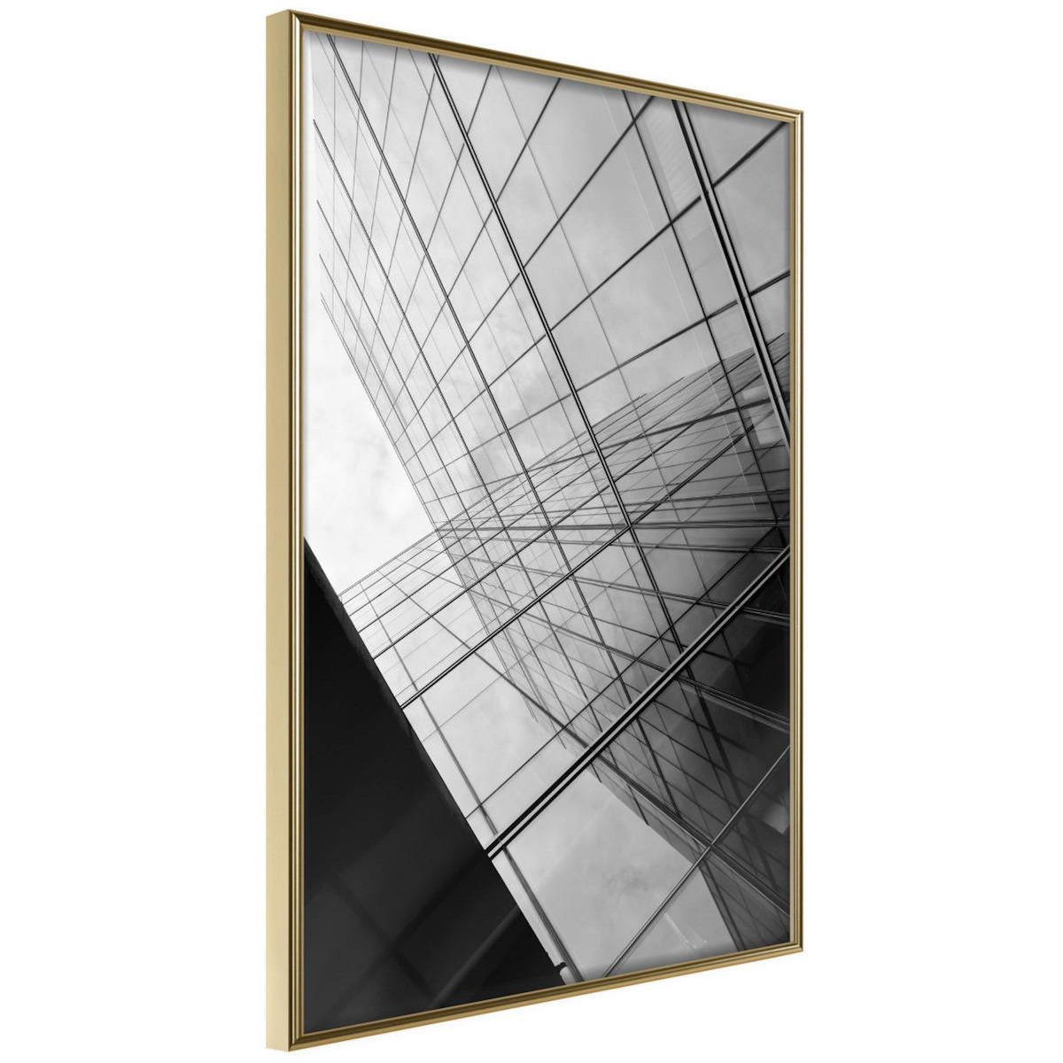 Paris Prix Affiche Murale Encadrée  Steel and Glass Grey
