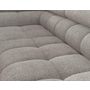 Voir la diapositive 6 : BEST MOBILIER Elisa - canapé d'angle gauche 5 places convertible avec coffre et têtières réglables en tissu bouclette