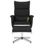 Voir la diapositive 3 : VIDAXL Fauteuil inclinable de massage avec repose-pied noir similicuir