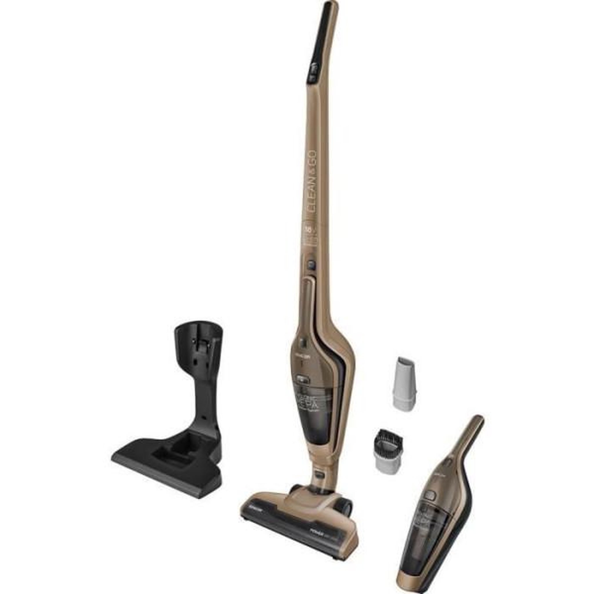 Voir la diapositive 2 : MARKET24 Aspirateur Balai  sans fil - SENCOR - SVC 8618GD - 2 en 1 - 78 dB - 0,5 L - Or