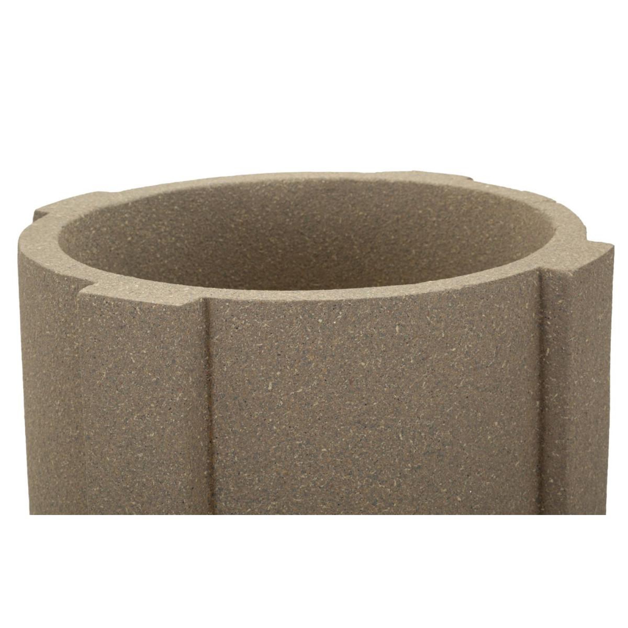 Voir la diapositive 4 : Paris Prix Cache-Pot Design  Moai  101cm Marron