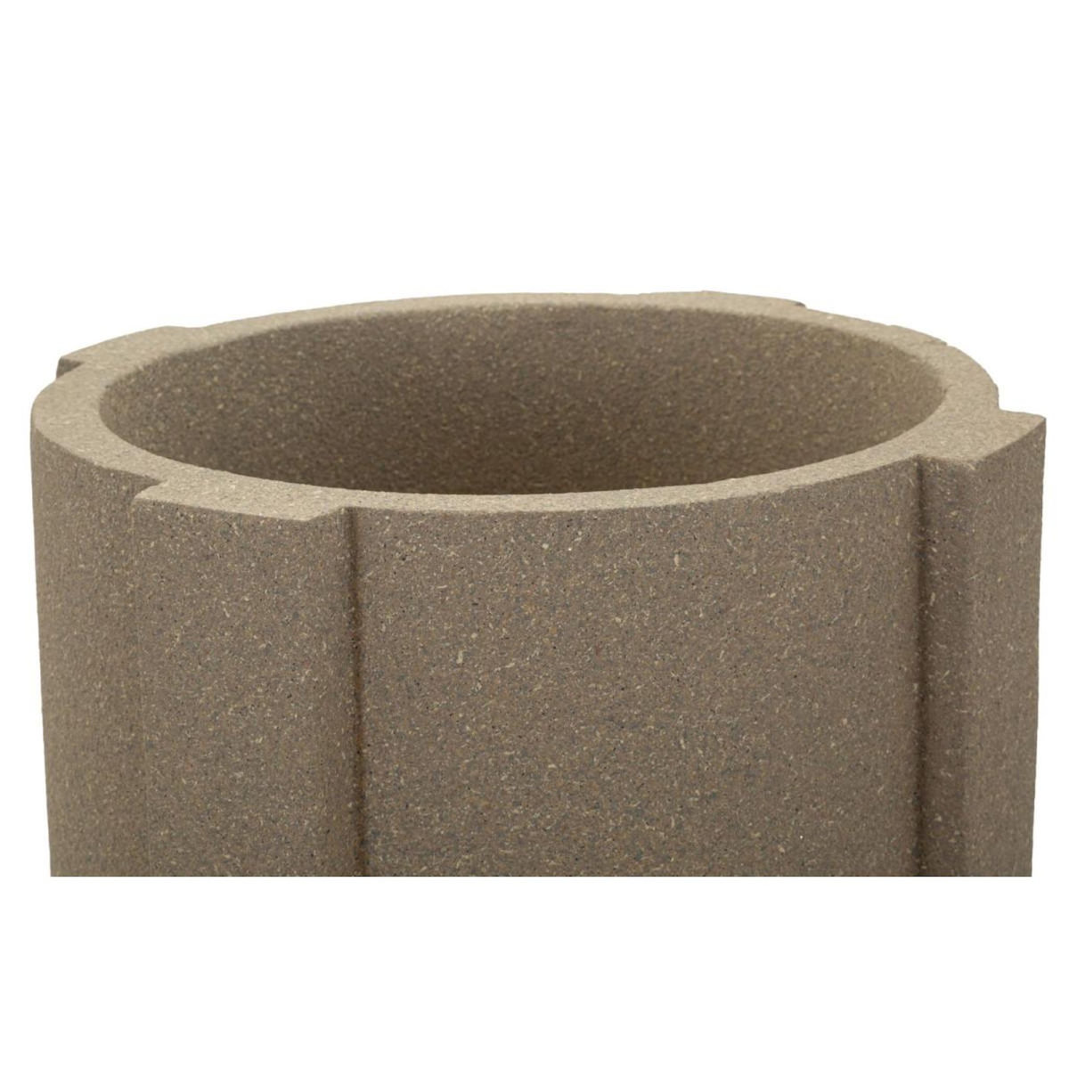 Paris Prix Cache-Pot Design  Moai  101cm Marron