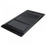 Voir la diapositive 2 : SOMAGIC Plancha fonte émaillée double face 43 x 21 cm pour barbecue à gaz 3 brûleurs - Somagic