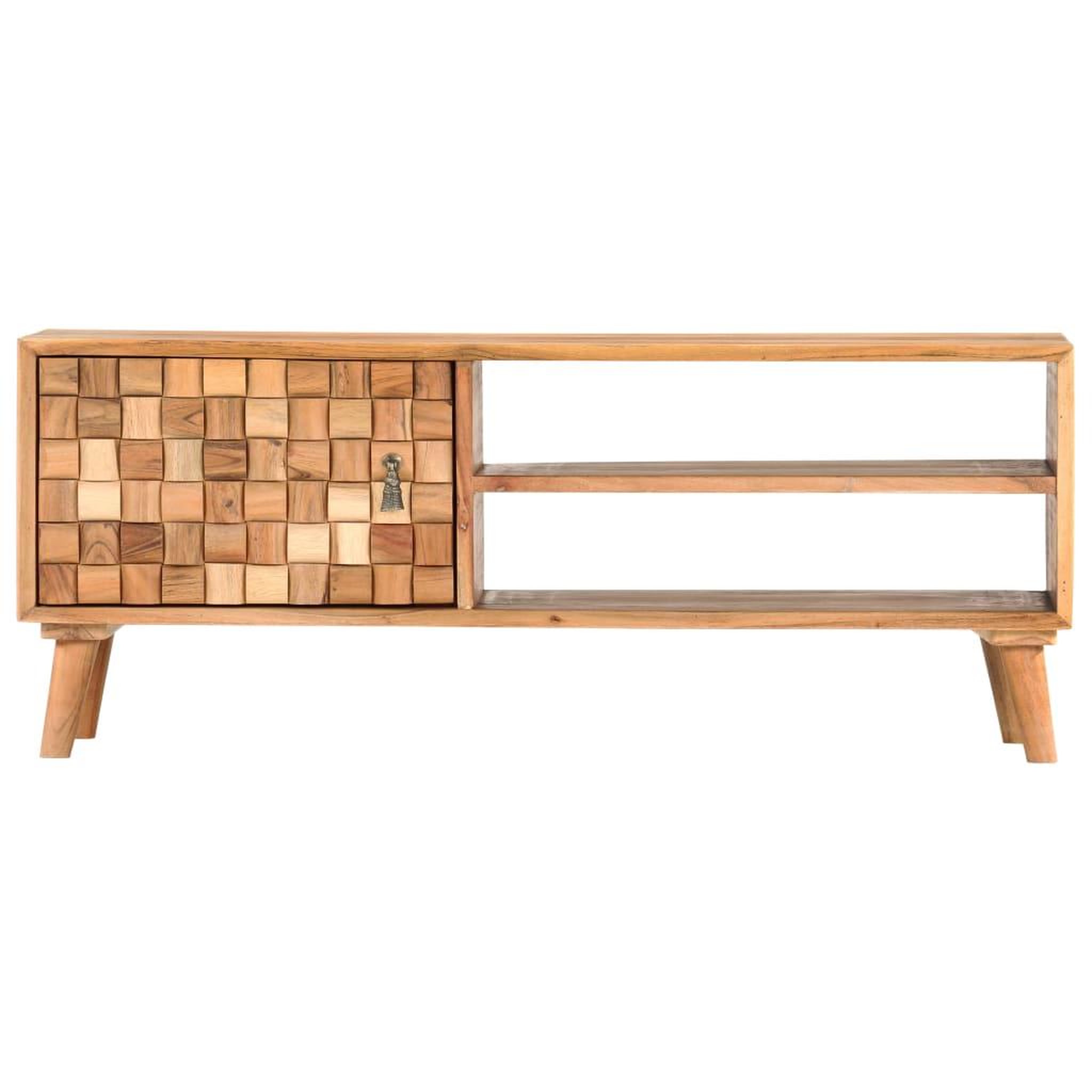 Voir la diapositive 2 : VIDAXL Meuble TV 100x35x40 cm Bois d'acacia massif