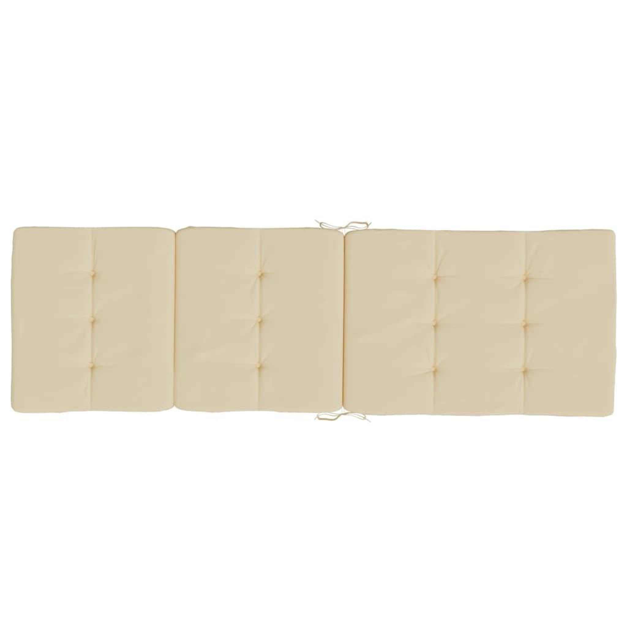 Voir la diapositive 5 : VIDAXL Coussins de chaise longue lot de 2 beige tissu oxford