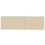 Voir la diapositive 5 : VIDAXL Coussins de chaise longue lot de 2 beige tissu oxford