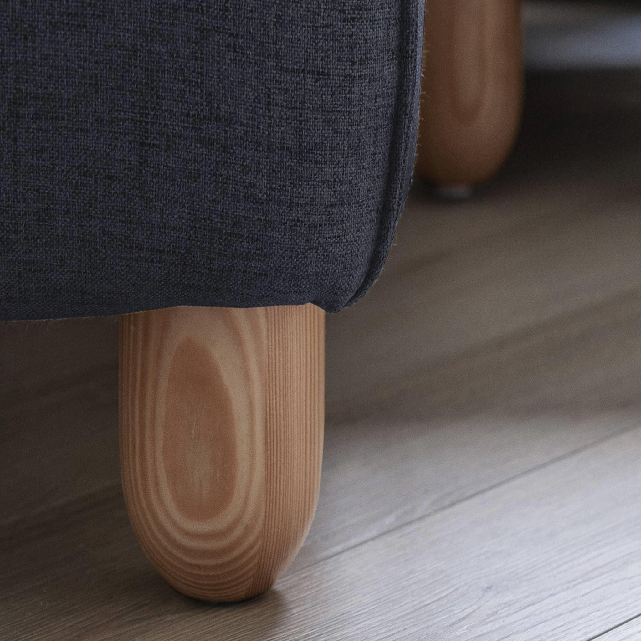 Voir la diapositive 5 : BEST MOBILIER Olli - canapé d'angle droit - convertible - avec coffre - 4 places - en tissu