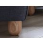 Voir la diapositive 5 : BEST MOBILIER Olli - canapé d'angle droit - convertible - avec coffre - 4 places - en tissu
