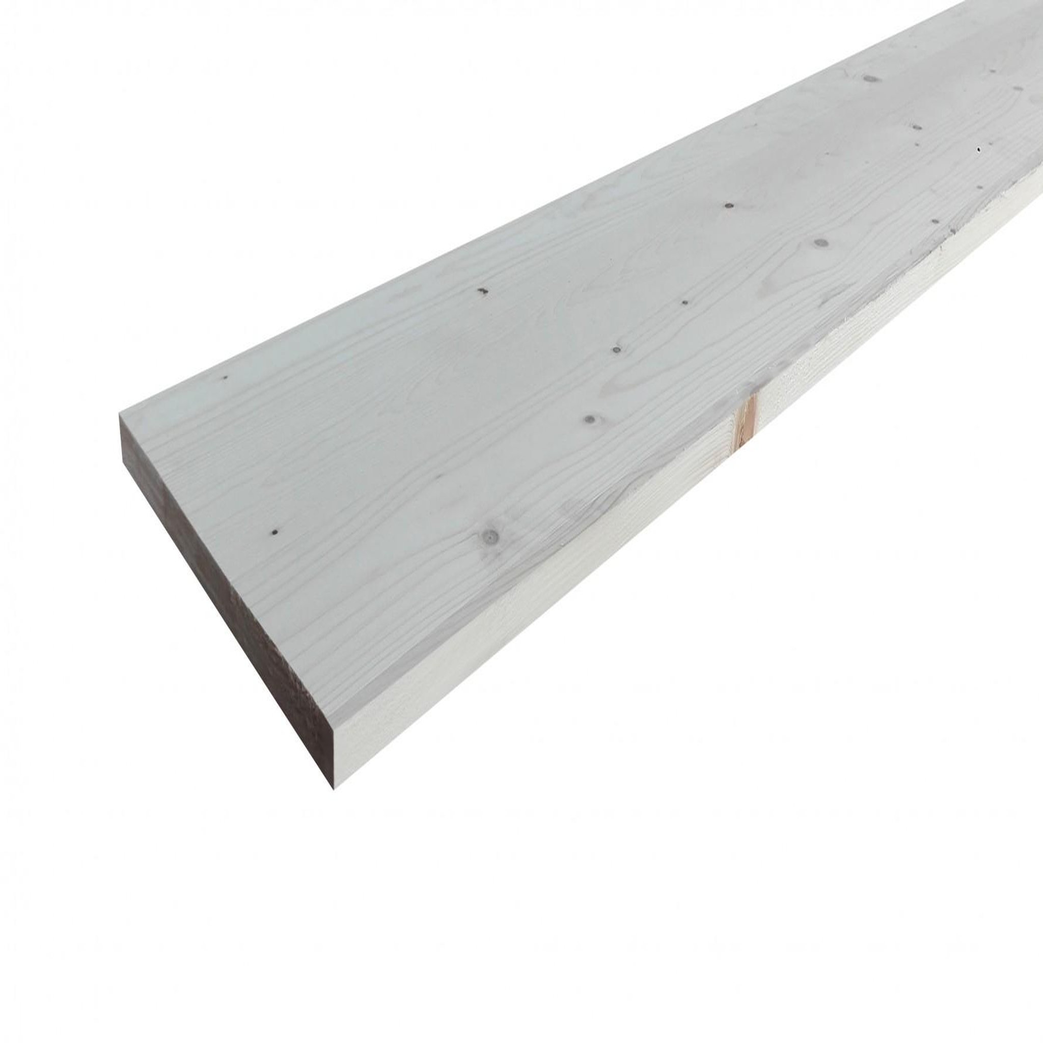 CENTRALE BRICO Tablette sapin rustique, L.120 x l.40 cm x Ep.18 mm