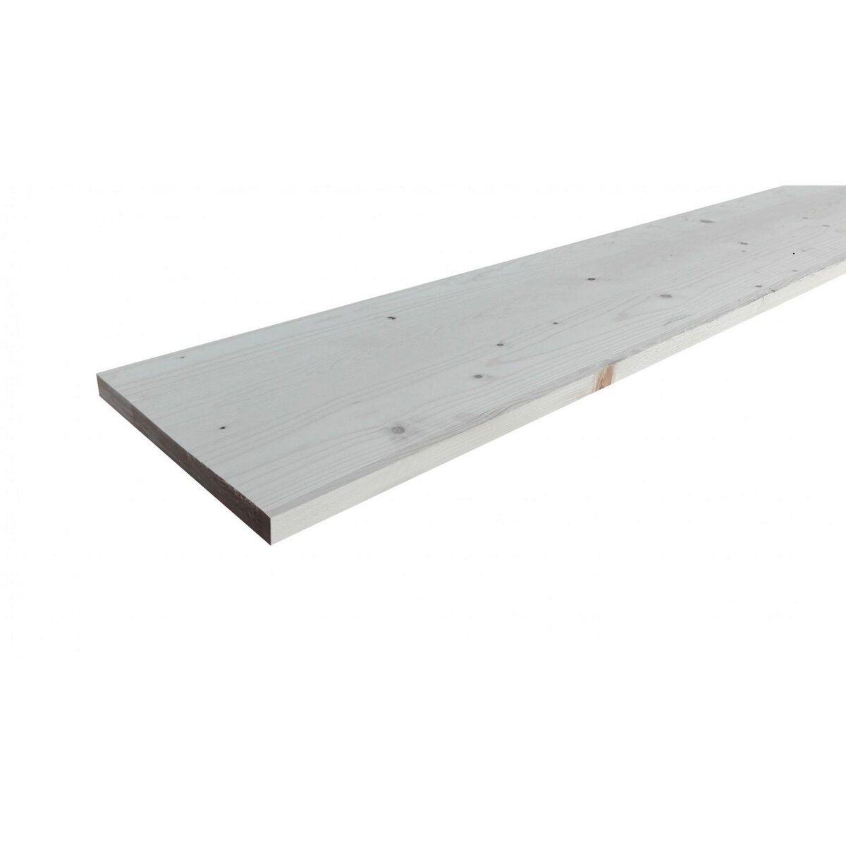 CENTRALE BRICO Tablette sapin rustique, L.120 x l.40 cm x Ep.18 mm