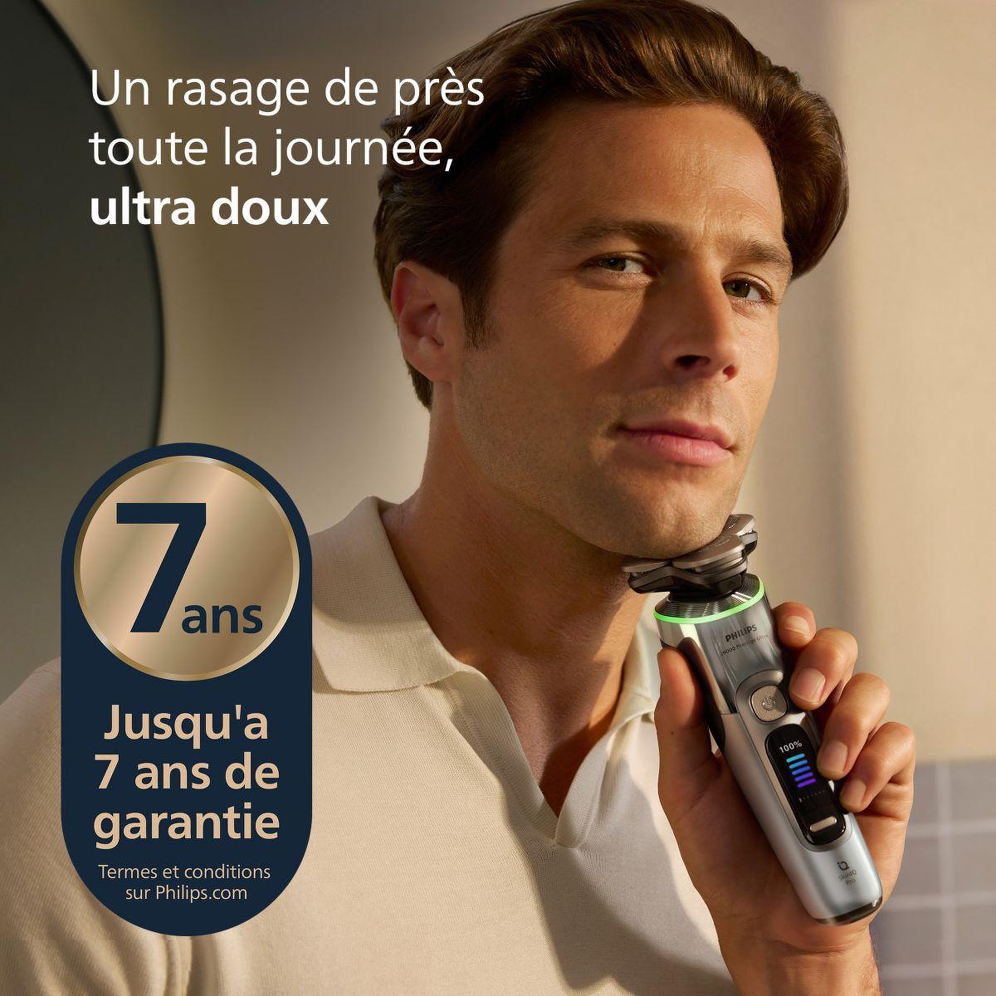 Voir la diapositive 3 : Philips Rasoir électrique xp9404/46 serie i9000 prestige ultra 100 % étanche avec skin iq et boitier de recharge uv
