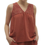 Vero Moda Blouse Terracota Femme Vero Moda Chris. Coloris disponibles : Orange