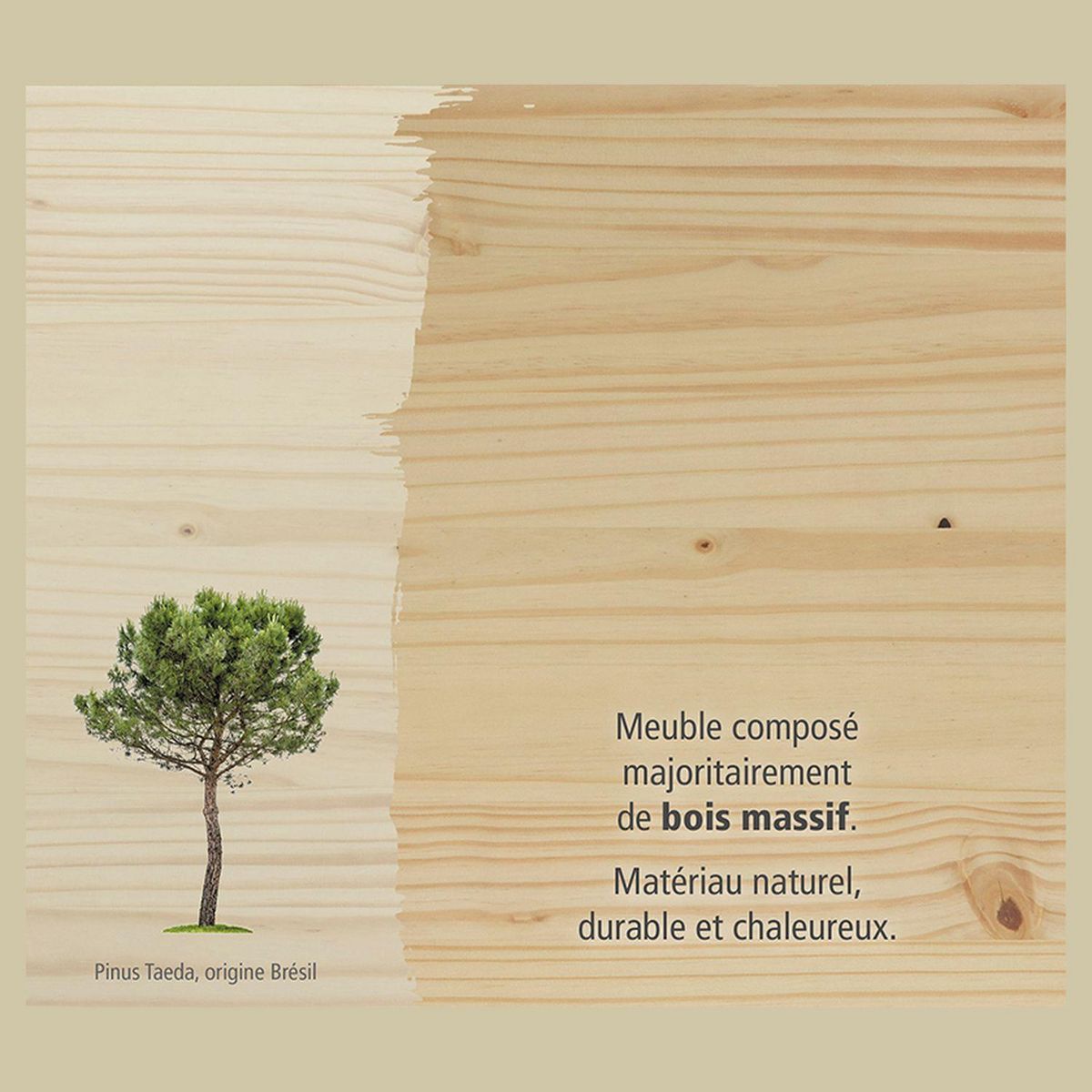 Lit banquette gigogne 90x200 cm ANDREA