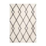 Paris Prix Tapis Imprimé Géométrique  Orlando  Ivoire. Coloris disponibles : Blanc