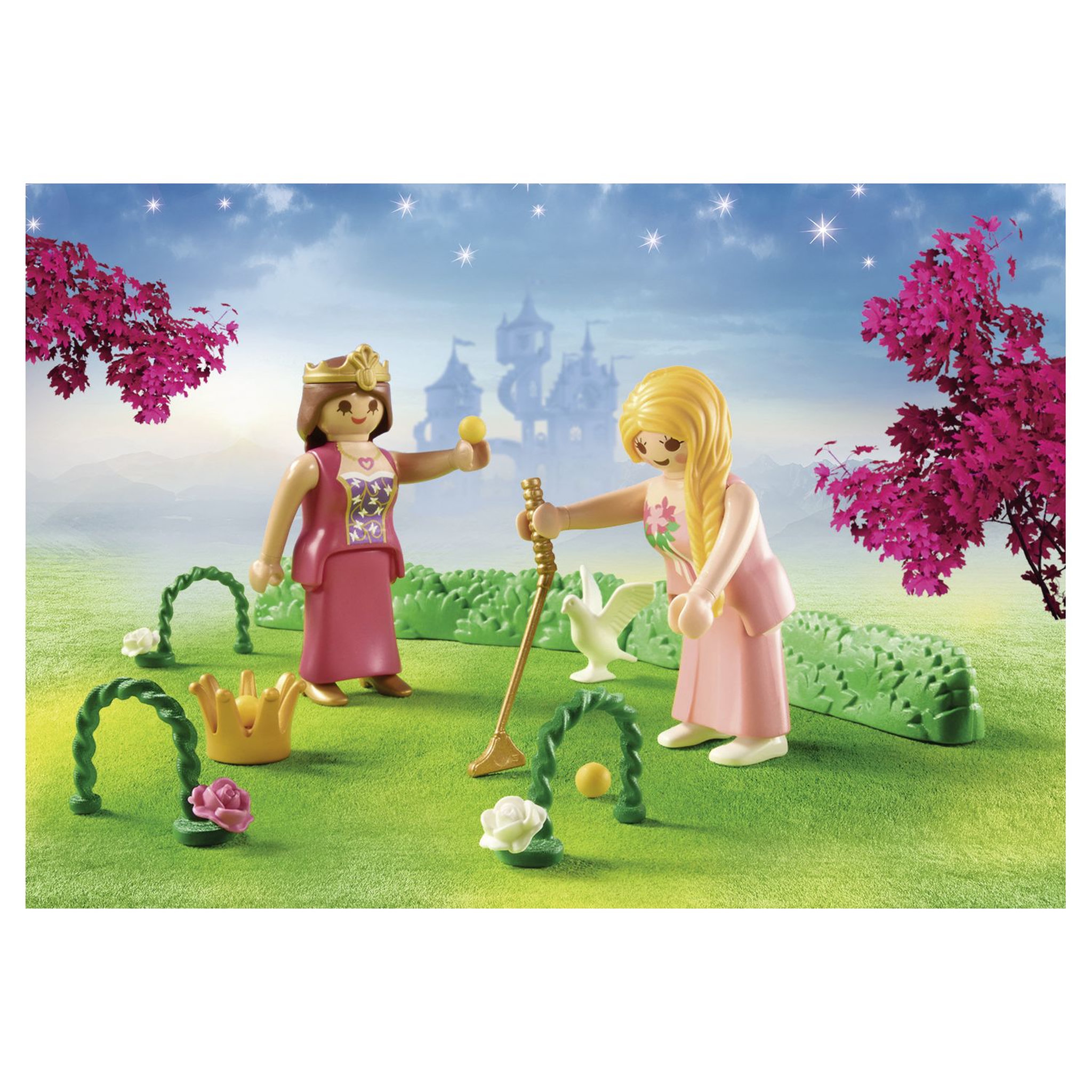 Voir la diapositive 4 : PLAYMOBIL Princess 70819 Starter Pack Princesses et jardin fleuri