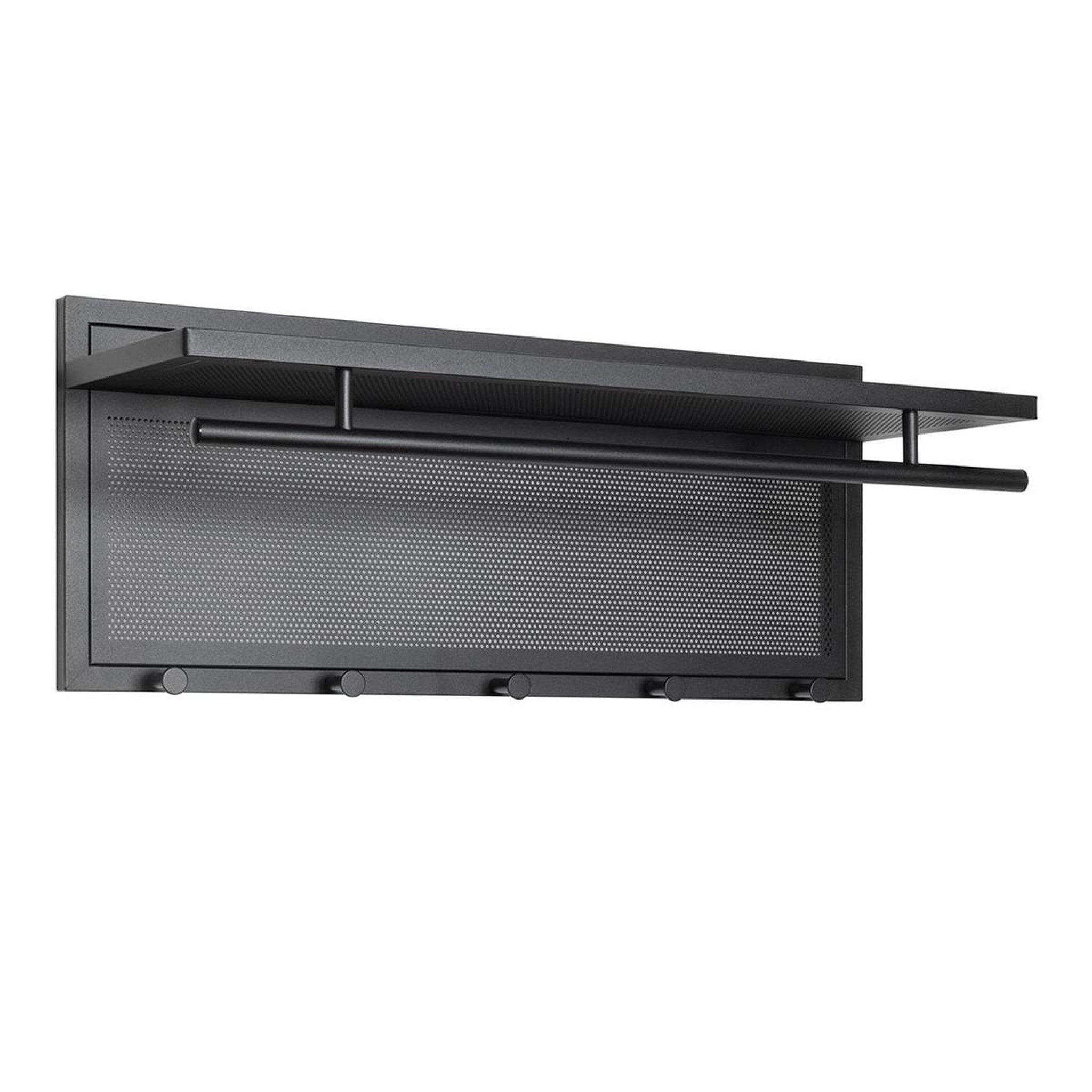 Paris Prix Patère murale en métal  paulo  75cm noir