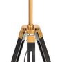 Voir la diapositive 5 : VIDAXL Lampadaire a trepied Noir et dore Bois de teck massif 141 cm