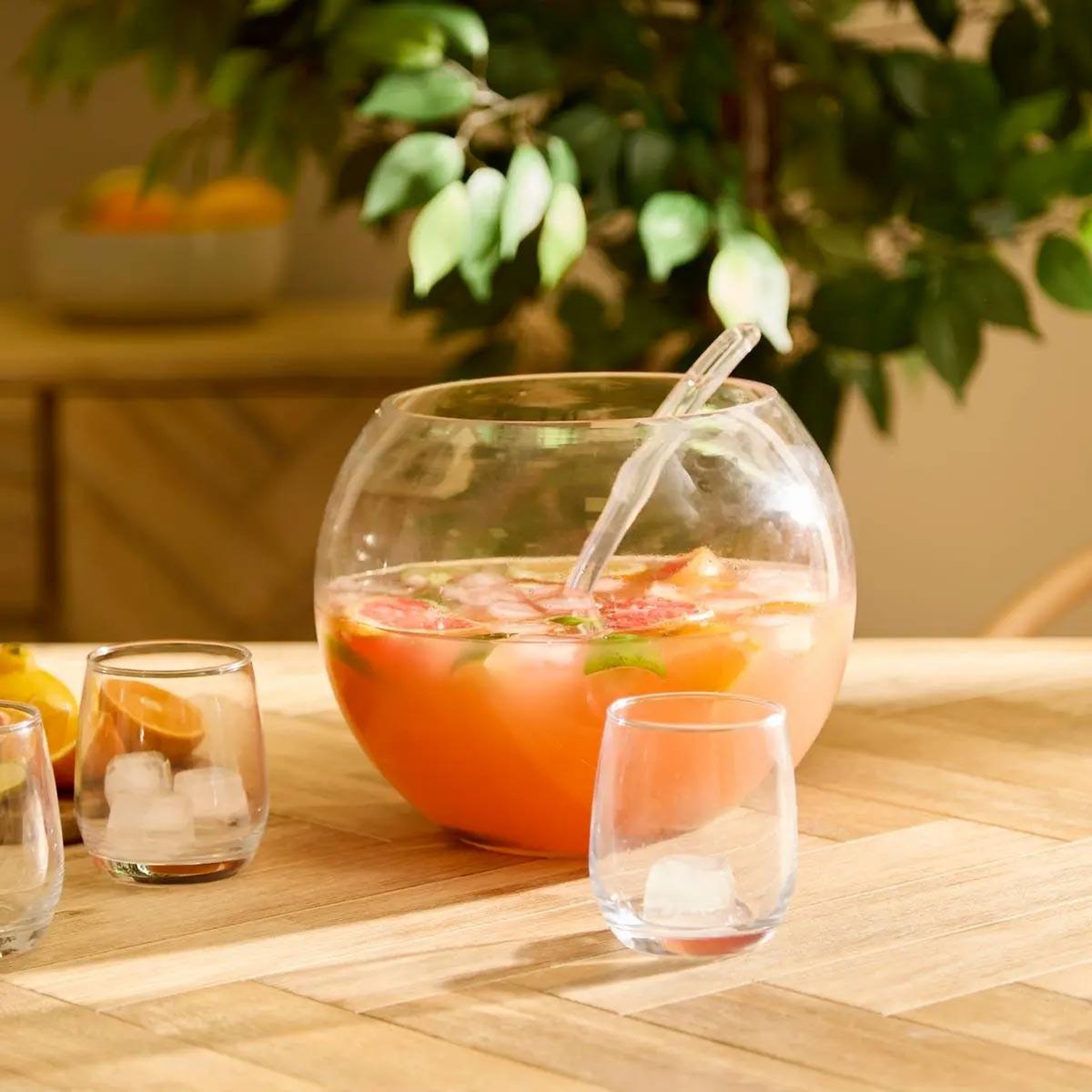 Voir la diapositive 4 : SECRET DE GOURMET Coffret cocktail 8 pièces  punch  6,5l transparent