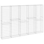 Voir la diapositive 2 : VIDAXL Mur en gabion avec couvercles Acier galvanise 300x30x200 cm
