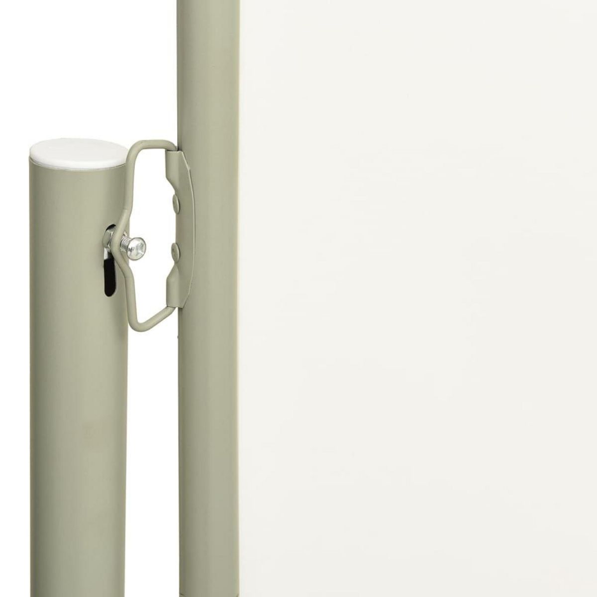 VIDAXL Auvent lateral retractable de patio 160x300 cm Creme
